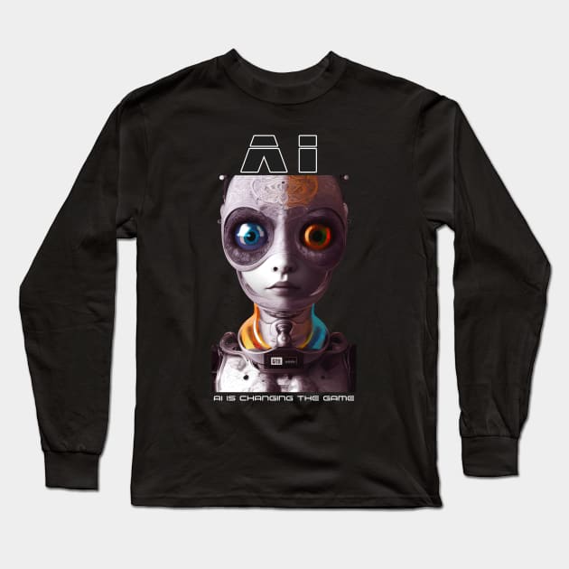 AI Takes Over Long Sleeve T-Shirt by Aleksandar NIkolic